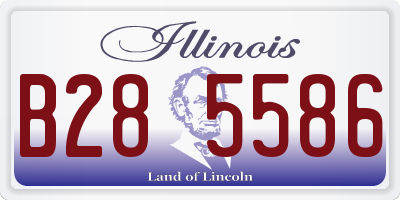 IL license plate B285586