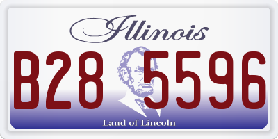 IL license plate B285596
