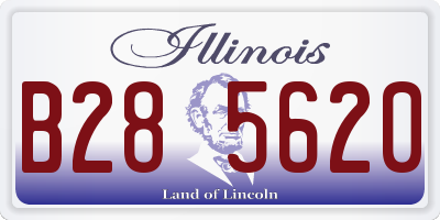 IL license plate B285620