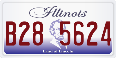 IL license plate B285624
