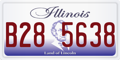 IL license plate B285638