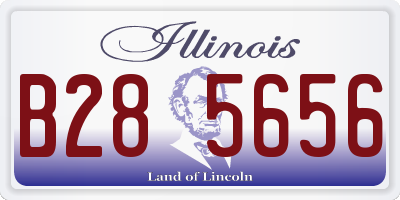 IL license plate B285656