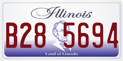 IL license plate B285694