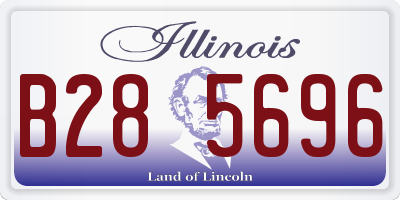 IL license plate B285696