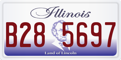 IL license plate B285697