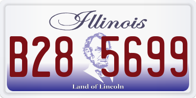 IL license plate B285699