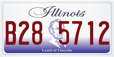 IL license plate B285712