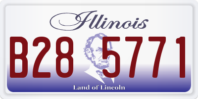 IL license plate B285771