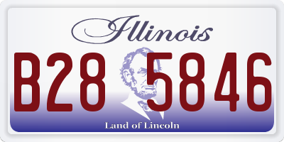 IL license plate B285846