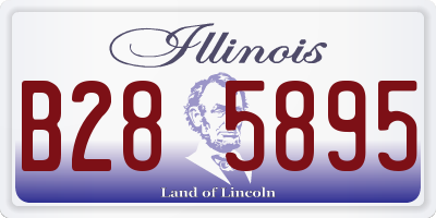 IL license plate B285895