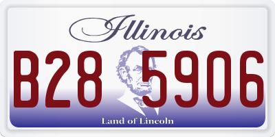 IL license plate B285906