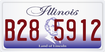 IL license plate B285912