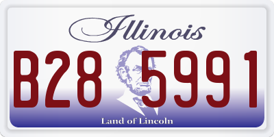 IL license plate B285991