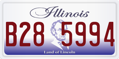 IL license plate B285994
