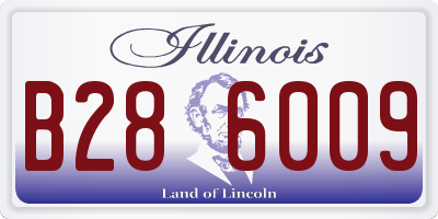 IL license plate B286009