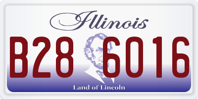 IL license plate B286016