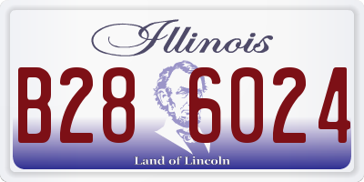 IL license plate B286024