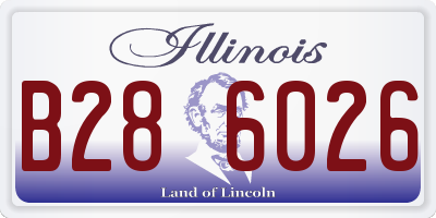 IL license plate B286026