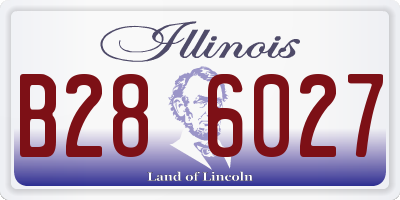 IL license plate B286027