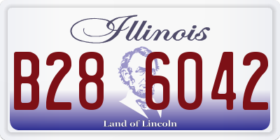 IL license plate B286042