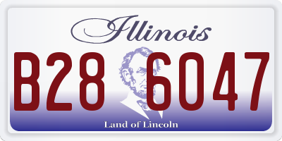 IL license plate B286047