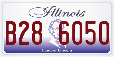 IL license plate B286050