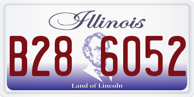 IL license plate B286052