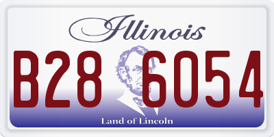 IL license plate B286054