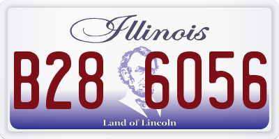 IL license plate B286056