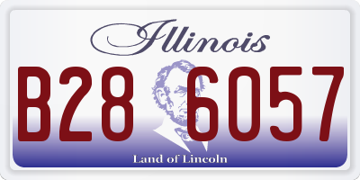 IL license plate B286057