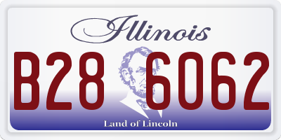 IL license plate B286062