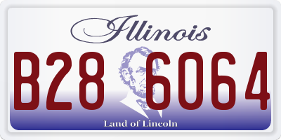 IL license plate B286064