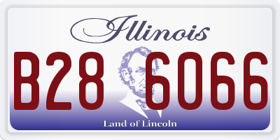 IL license plate B286066