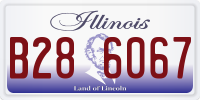 IL license plate B286067