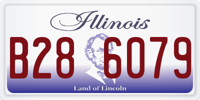 IL license plate B286079