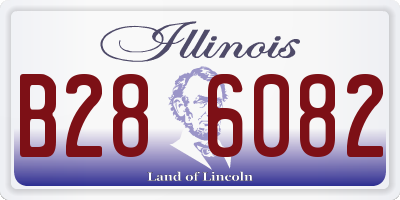 IL license plate B286082