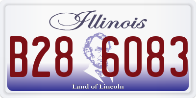 IL license plate B286083