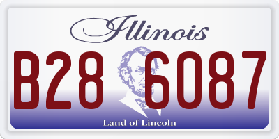 IL license plate B286087