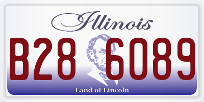 IL license plate B286089