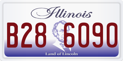 IL license plate B286090