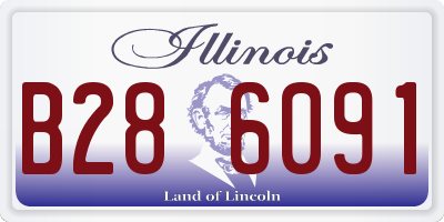 IL license plate B286091