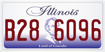 IL license plate B286096