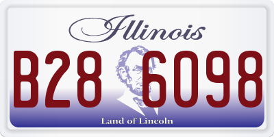 IL license plate B286098