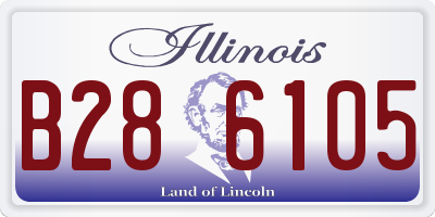 IL license plate B286105
