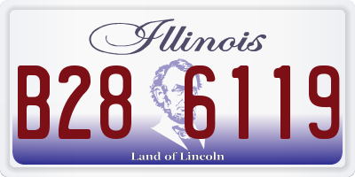 IL license plate B286119