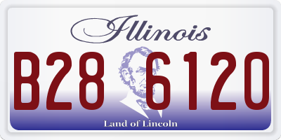 IL license plate B286120