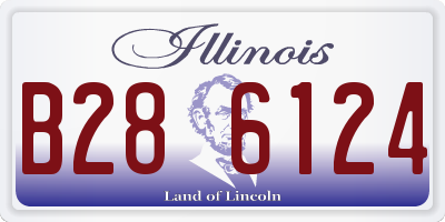 IL license plate B286124