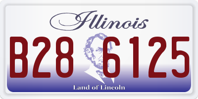 IL license plate B286125