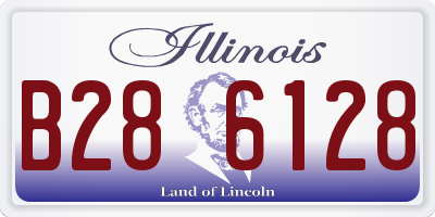 IL license plate B286128