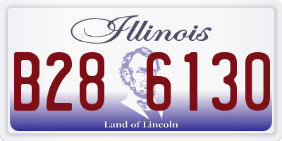 IL license plate B286130